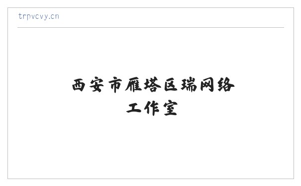西安市雁塔区瑞喆网络工作室 缩略图